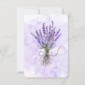 Lavendel platina save-the-datekaart save the date (Achterkant)