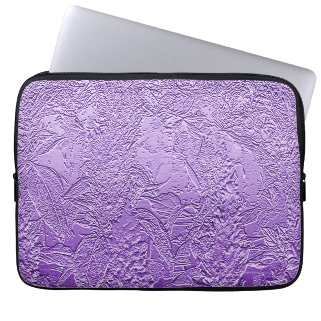 Lavendel plezier...... laptop sleeve (Voorkant)