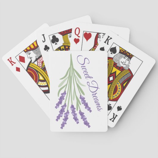 Lavendel Pokerkaarten (Achterkant)