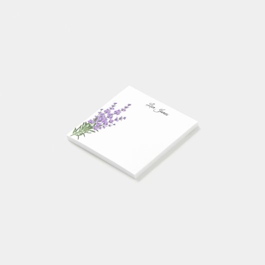Lavendel post-it® notes (Schuin)