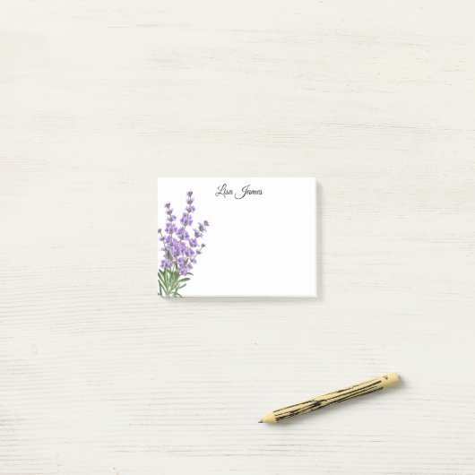Lavendel  post-it® notes (Op bureau)