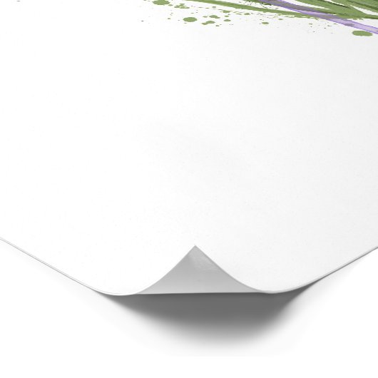 Lavendel Poster (Hoek)