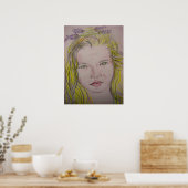 lavendel poster (Keuken)