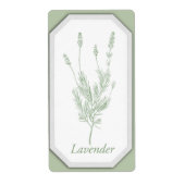 Lavendel potje Etiket (Voorkant)