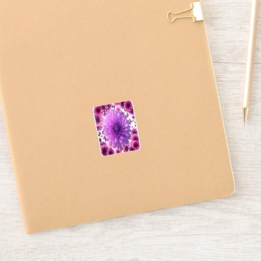 Lavendel Power Vinyl Sticker – Kalmerend Paars  (Notitieboek)
