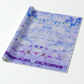Lavendel Print Wrapping Papier (Uitgerold)