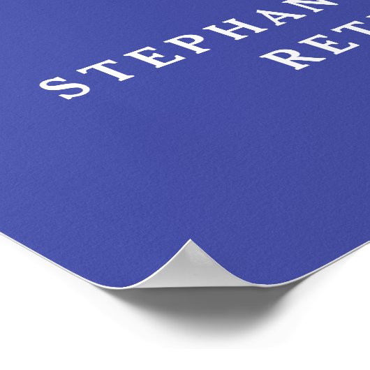 Lavendel Proost op 60 Jaar Pensioen Partij Poster (Hoek)