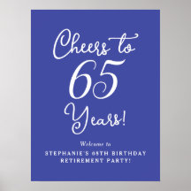 Lavendel Proost op 65 Jaar Pensioen Partij