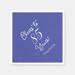 Lavendel Proost op 85 jaar 85ste verjaardag Servet