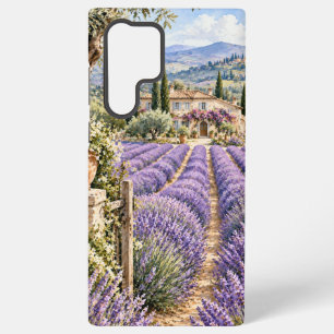 Lavendel Provence Platteland Hoesje Samsung Galaxy Hoesje