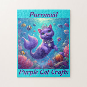 Lavendel Purrmaid Legpuzzel
