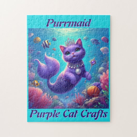 Lavendel Purrmaid Legpuzzel (Verticaal)