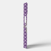 Lavendel Quarterfoil Latti Monogram IPAD Case (Achterkant / Rechts)