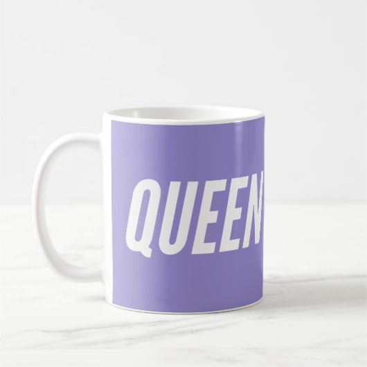 Lavendel Queen Coffee Mok (Links)