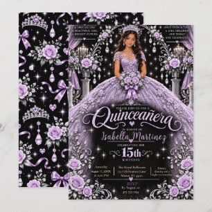 Lavendel Quinceañera Magie Kaart