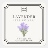 Lavendel Reeds Diffuser Label (Voorkant)