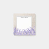 lavendel, roestachtig modern, trendy, floraal, paa post-it® notes (Voorkant)