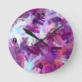 LAVENDEL RONDE KLOK (Voorkant)