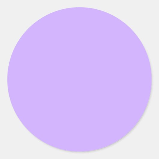 Lavendel Ronde Sticker (Voorkant)