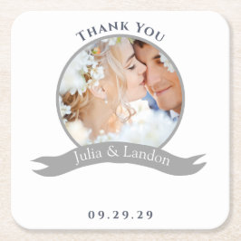 Lavendel Rood Blauw Wildbloem Bloom Krans Bruiloft Kartonnen Onderzetters