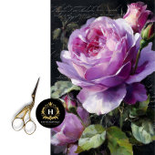 Lavendel Roos Bloem Decoupage Tissuepapier