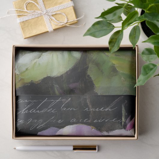 Lavendel Roos Bloem Decoupage Tissuepapier (Geschenk)