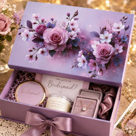 Lavendel Roos Bloesem Boeket Decoupage Tissuepapier