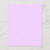 Lavendel roos bruiloft uitnodiging (Achterkant)