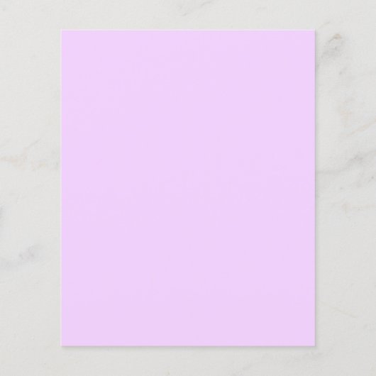 Lavendel roos bruiloft uitnodiging (Achterkant)