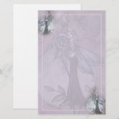 Lavendel Roos Fee Papierwinkel door Molly Harrison Briefpapier (Voorkant / Achterkant)