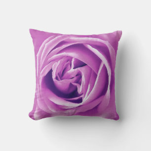 Lavendel roos print kussen