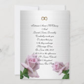 lavendel roos sjabloon voor uitnodiging (Voorkant)