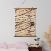 Lavendel roos sojakaars business toevoegen q r cod hangend wandkleed (Slaapkamer)