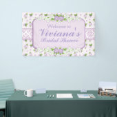 Lavendel Roos Vrijgezellenfeest Banner (Beurs)