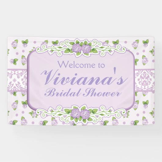 Lavendel Roos Vrijgezellenfeest Banner (Horizontaal)