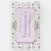 Lavendel Roos Vrijgezellenfeest Banner (Verticaal)