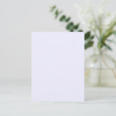Lavendel Roos Zacht Bord Wit Pastel Effen Kleur Briefkaart (Staand voorkant)