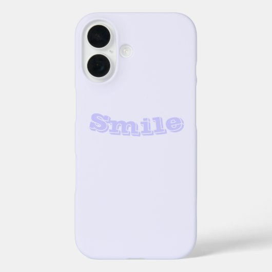 Lavendel Roos Zacht Bord Wit Pastel Effen Kleur Case-Mate iPhone Case (Achterkant)
