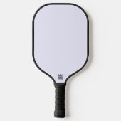 Lavendel Roos Zacht Bord Wit Pastel Effen Kleur Pickleball Paddle (Achterkant)