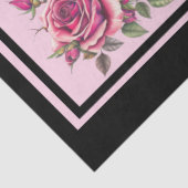 Lavendel Rose Boeketten Tegels Decoupage Tissuepapier (Detail)