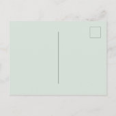 Lavendel roze bloemen groen bruiloft uitnodiging briefkaart (Achterkant)