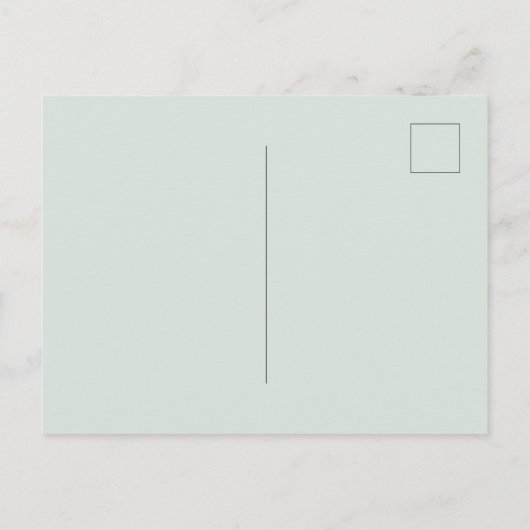 Lavendel roze bloemen groen bruiloft uitnodiging briefkaart (Achterkant)