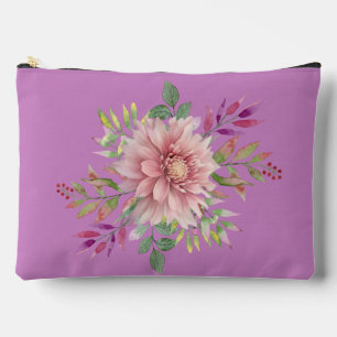  Lavendel & Roze Bloemen Kosmetische Zak Etui