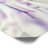 Lavendel & Roze, Bruids Cascading Bouquet 2, Poster (Hoek)
