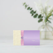 Lavendel, roze en ivoren Plaatskaarten Plaatskaartje (Staand voorkant)