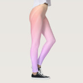 Lavendel, Roze en perzik blend Leggings (Rechts)