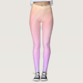 Lavendel, Roze en perzik blend Leggings (Voorkant)