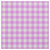 Lavendel Roze Geruite Gingham Stof (Swatch)