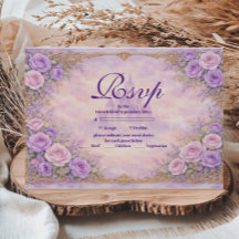 Lavendel Roze Goud Tuin Quinceañera