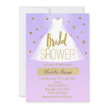 Lavendel Roze & Gouden Bruiloftsdouche Trouwjurk